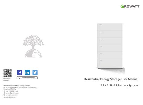 growatt ark battery manual